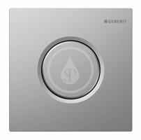 GEBERIT Splachovací systémy Pneumatické ovládání splachování pisoáru typ 01, matný chrom 116.011.JQ.5