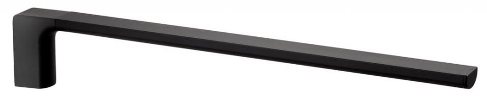 Gedy PIRENEI pevný držák ručníků 410, černá mat PI2214