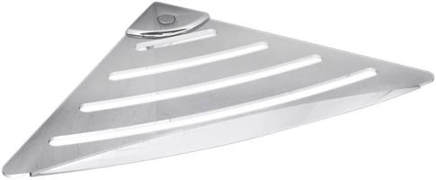 Gedy Rohová police do sprchy, 178x178 oblá, ABS/nerez lesk ES81