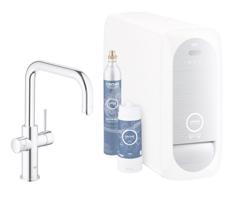 GROHE Blue Home Dřezová baterie Connected, s chladícím zařízením a filtrací, chrom 31456001