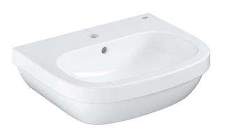GROHE Euro Ceramic Umyvadlo s přepadem, 55x45 cm, alpská bílá 39336000