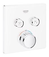 GROHE Grohtherm SmartControl Termostatická vanová baterie pod omítku se 2 ventily, měsíční bílá 29156LS0