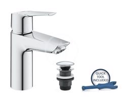 GROHE QuickFix Start Umyvadlová baterie s výpustí Push-Open, studený start, chrom 23551002