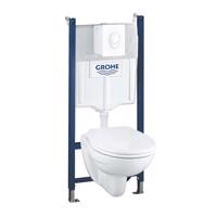 GROHE Solido Set předstěnové instalace, klozetu a sedátka softclose, tlačítko Skate Air, alpská bílá 39116000