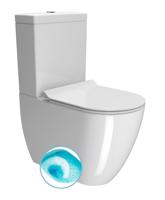 GSI PURA WC kombi, Swirlflush, spodní/zadní odpad, bílá ExtraGlaze 880611P