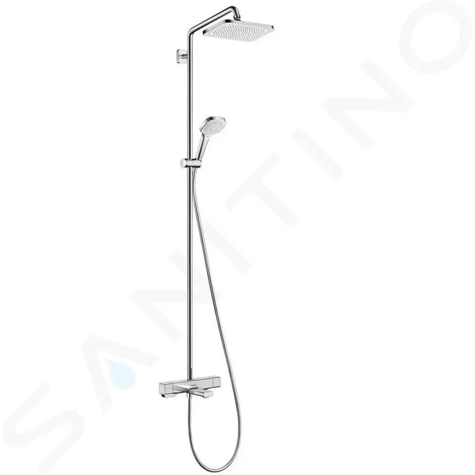 HANSGROHE Croma Sprchový set s vanovým termostatem, 28x17 cm, 3 proudy, chrom 27687000