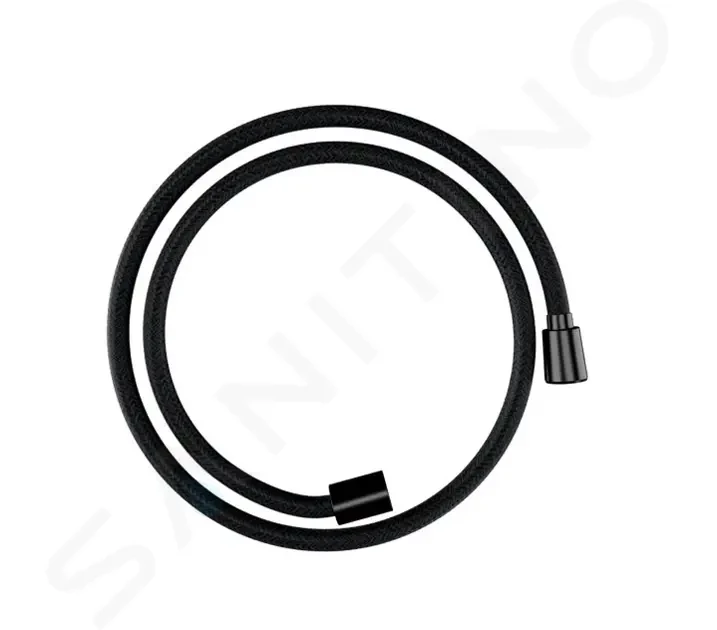 HANSGROHE Hadice Sprchová hadice, 125 cm, kartáčovaný černý chrom 28220340