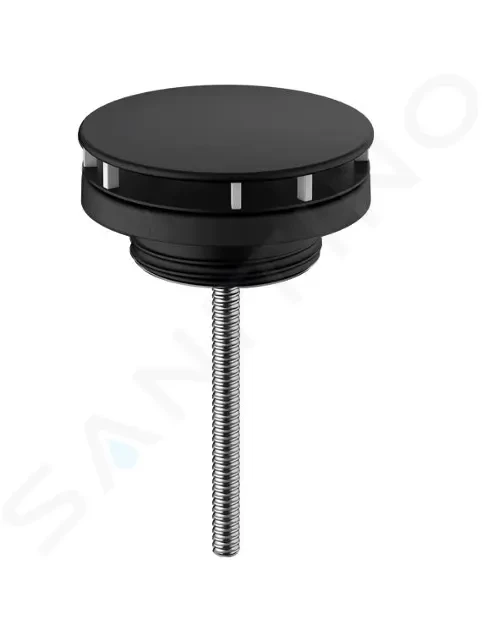 HANSGROHE Odtokové soupravy Neuzavíratelná výpusť, matná černá 50001670