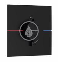 HANSGROHE ShowerSelect Comfort Termostatická baterie pod omítku, matná černá 15574670