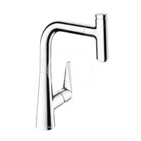HANSGROHE Talis Select M51 Dřezová baterie s výsuvnou koncovkou, chrom 72822000