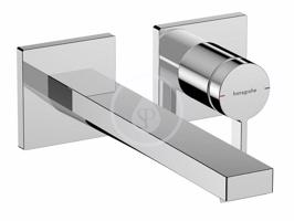 HANSGROHE Tecturis E Umyvadlová baterie pod omítku, s výpustí, 2-otvorová instalace, EcoSmart, chrom 73051000