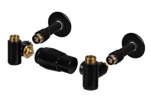 HOPA INTER-SET, rohový ventil (Z8) Barva Černá , Varianta Levá RDINTERSETLB