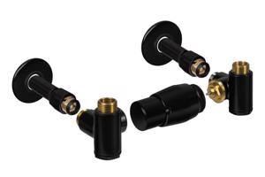 HOPA INTER-SET, rohový ventil (Z8) Barva Černá , Varianta Pravá RDINTERSETRB