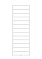 HOPA Koupelnový radiátor PERTH bílá barva Barva Bílá, Doporučená topná tyč 600 W, Rozměr A 50 cm, Rozměr C 175 cm, Skutečný rozměr radiátoru 500 x 1720 mm, Typ připojení Středové 50 mm RADPER501735SP