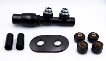 HOPA TERM-SET, středový ventil (Z4) Barva Černá matná tmavá, Varianta Levá RDTERMSETLMB