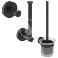 IDEAL STANDARD IOM Sada doplňků do koupelny, matné sklo/černá A9246XG