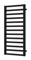 Instalprojekt Koupelnový radiátor POPPY černá barva Barva Černá , Doporučená topná tyč 900 W, Rozměr A 60 cm, Rozměr C 165 cm, Skutečný rozměr radiátoru 600 x 1630 mm, Typ připojení Klasické (na rozteč) RADPPY601631