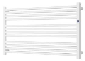 Instalprojekt Koupelnový radiátor STICK LEVEL bílá barva Barva Bílá, Doporučená topná tyč 400 W, Rozměr A 80 cm, Rozměr C 55.5 cm, Skutečný rozměr radiátoru 800 x 555 mm, Typ připojení Středové 50 mm RADSTIL806035SP