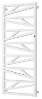 Instalprojekt Koupelnový radiátor TRICK bílá barva Barva Bílá, Doporučená topná tyč 900 W, Rozměr A 55 cm, Rozměr C 185 cm, Skutečný rozměr radiátoru 530 x 1847 mm, Typ připojení Klasické (na rozteč) RADTRK501835