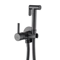 INVENA Podomítková bidetová baterie, černá BP-00-B04-L