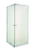 INVENA Sprchový kout čtverec PARLA, profil: chrom, sklo frosted 90x90 AK-48-191-O