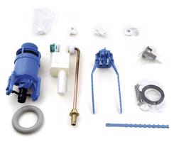 KERASAN Splachovací souprava, spodní napouštění 1/2", bronz 750993