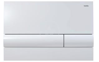 Kielle Gemini I Ovládací tlačítko splachování, lesklá bílá 70206020