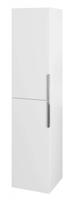 Kielle Idolio Vysoká skříňka závěsná 155x35x35 cm, lesklá bílá 50224010