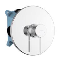 Kielle Oudee Baterie pod omítku pro 1 spotřebič, s tělesem, chrom 10215200