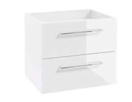 Kielle Vega Skříňka pod umyvadlo, 60x50x46 cm, 2 zásuvky, lesklá bílá 50018600