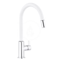 KLUDI Bingo Star XS Dřezová baterie, chrom/matná bílá 468519378