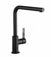 KLUDI L-ine S Dřezová baterie, matná černá 408033975