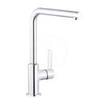 KLUDI L-ine S Páková dřezová baterie, chrom 408030575