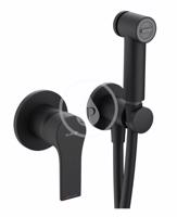 KLUDI Zenta SL Bidetová baterie pod omítku, se sprškou, s tělesem, matná černá 489983965