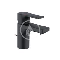 KLUDI Zenta SL Umyvadlová baterie, s výpustí, EcoPlus, matná černá 482633965