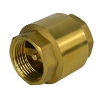 MEREO Klum Klapka zpětná, krátká, celomosazná 2" CR22K