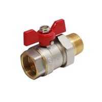 MEREO Klum Kohout kulový kovaný, se šroubením, voda, 1" CR178