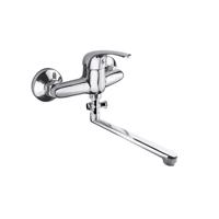 MEREO Nástěnná baterie do byt. jádra, Lila, 100 mm, s plochým ramínkem 300 mm, bez příslušenství CBEE602A04