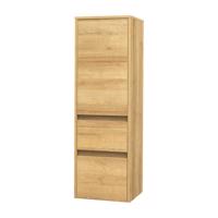 Mereo Opto koupelnová skříňka vysoká 125 cm, pravé otevírání, dub Riviera CN924P