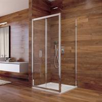 MEREO Sprchový kout, LIMA, čtverec, 90x90x190 cm, chrom ALU, sklo čiré CK86123K