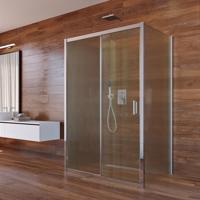 MEREO Sprchový kout, LIMA, obdélník, 80x100x80x190 cm, chrom ALU, sklo Point CK85712K