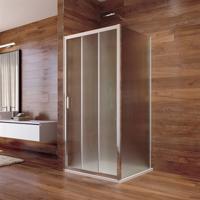 MEREO Sprchový kout, LIMA, obdélník, 80x90x190 cm, chrom ALU, sklo Point CK87692K