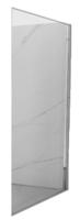 MEXEN Boční stěna pro Exo 100x200 6mm chrom, transparent 810-100-000-01-00