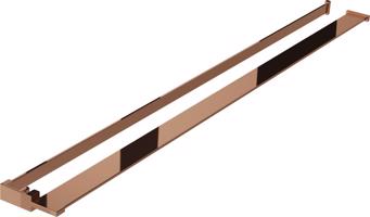 MEXEN Držák na ručníky s poličkou pro sprchovou zástěnu růžové zlato 800-02-60