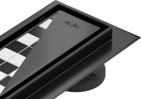 MEXEN Flat M13 odtokový žlab 2v1 160, černý 1710160