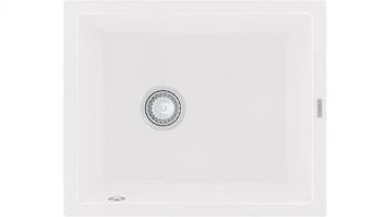 MEXEN Pedro granitový dřez 1 560x460 mm, bílá 6508561000-20