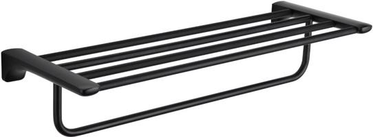 MEXEN Polička na ručníky, černá 7026020-70