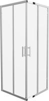 MEXEN Rio sprchový kout čtvercový 80x80, transparent, chrom 860-080-080-01-00