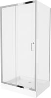 MEXEN/S Apia Sprchový kout 120x90, transparent, chrom + vanička Rio 840-120-090-01-00-4510