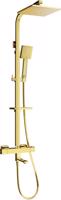 MEXEN/S CQ45  vanový sloup s termostatickou baterií, zlato 779104595-50